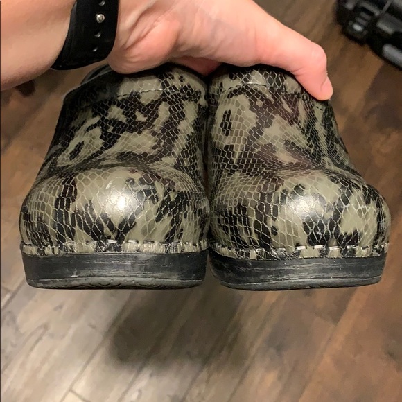 Dansko Professional Python Print Clogs - Picture 5 of 9